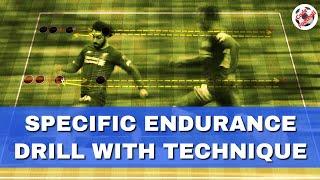 Specific endurance exercise with technique!