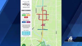 Several roads close for Fall for Greenville