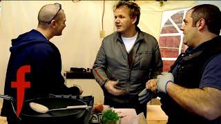 Gordon Ramsay Teaches Builders To Cook Their Lunch | The F Word