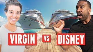 We Tried Two Cruise Ships At The Same Time | Virgin Voyages vs Disney