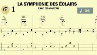  • ZAHO DE SAGAZAN • LA SYMPHONIE DES ÉCLAIRS  •  • ACCORDS ⏱️ X90 • ⭐ ⭐