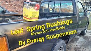 Leaf Spring Bushing Replacement Nissan D21 Hardbody Pickup.  The Easy Way #hardbody