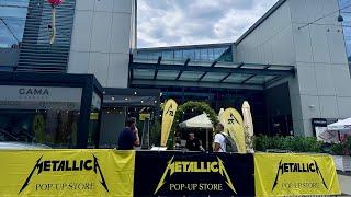 Inside Metallica’s pop up shop Warsaw Poland 2024