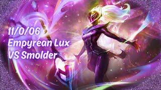 Empyrean Lux VS Smolder - Full Gameplay MID - League of Legends