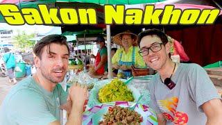 Morning Market Tour in North East Thailand || New Friends + SUPER Food Finds   