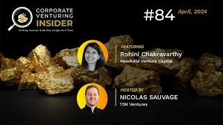 Corporate Venturing Insider #84 with Rohini Chakravarthy from NewBuild VC