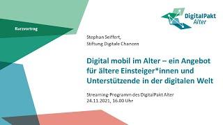 Digital mobil im Alter – ein Angebot für ältere Einsteiger*innen und Unterstützende