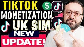 Tiktok Monetization With UK SIM |Tiktok Monetization in Pakistan 2023|Earn Money from Tiktok |