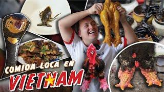 La comida más loca de Vietnam  Comida callejera muy bizarra 