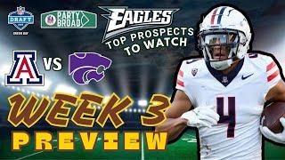 College Football Week 3 Preview, Picks & Top Eagles Draft Targets to Watch