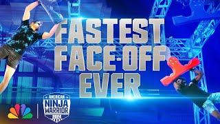 LEAK: Safety Pass Showdown Between Two Elite Ninjas | American Ninja Warrior | NBC