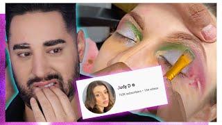 Worst Reviewed Makeup Artist! Pro MUA Reacts - JUDY D