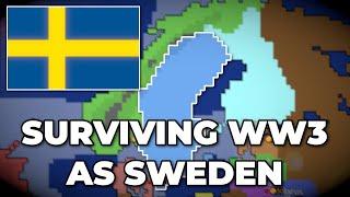 SURVIVING WW3 as SWEDEN | Ages of Conflict