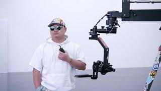 PROAIM Spin-3 (3-Axis) Motorized Pan Tilt Head - For Camera Jib Crane