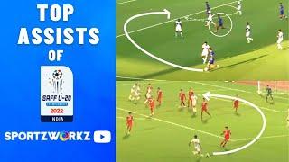 Top Assists of the Tournament || SAFF U20 Championship 2022 || Sportzworkz