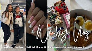 WEEKLY VLOG || NAIL DAY || TARGET HAULS || TRIP PREP || FAITH TALK || GETTING MY HEARING BACK & MORE