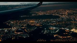 Beautiful Istanbul City View from Plane