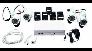 Комплект видеонаблюдения HD. Видеонаблюдение без проводов.