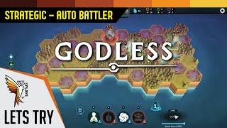 Godless - Demo | Let's Try | First Impressions ( Turn Based Strategy - Auto Battler )