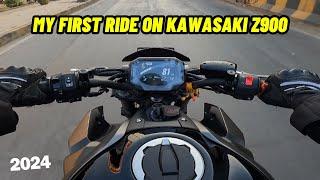 Finally Riding 2024 Kawasaki Z900 | My First Ride on Z900 |