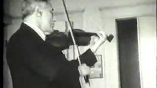 Fritz Kreisler extended silent film