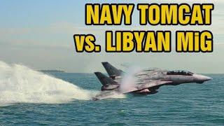 Declassified dogfight footage: F-14 Tomcat vs. Libyan MiG-23