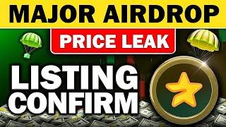 Major Airdrop Listing Date Confirm date ️ | Major Airdrop Price Leaked 