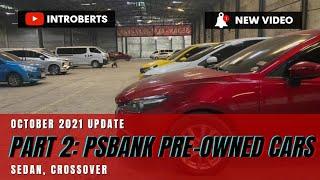 PSBANK PRE-OWNED CARS | OCT. UPDATE | SEDAN, CROSSOVER