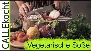 Braune Soße selber machen - lecker ohne Fleisch. Vegetarisches Rezept
