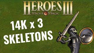 Heroes 3: You have 42k Skeletons in your closet (a typical day in the life of Vidomina!)
