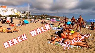 4K Beach Walk Tenerife Spain, video vlog, September 2021. Update No Lockdown Restriction / Lockdown