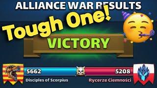 Disciples of Scorpius DOS vs Rycerze Ciemnosci - Jul 11,24 Savaş ️ Empires and Puzzles Alliance War