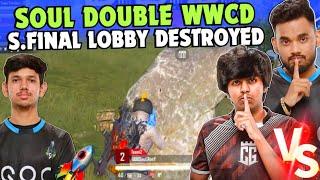 iQOOSoul Double WWCD  Destroy Whole Lobby  Soul Manya & Saumay on Fire  Team SouL 