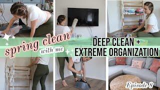 CLEAN WITH ME 2021 // HOT MESS LIVING ROOM DEEP CLEAN AND ORGANIZE // EXTREME CLEANING MOTIVATION