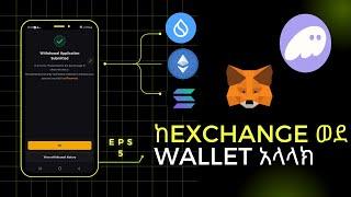 ከexchange ወደ wallet አላላክ