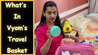 What’s In Vyom’s Travel Basket | Part 11 | Vyom's First Road Trip | Marathi Vlog 670 |