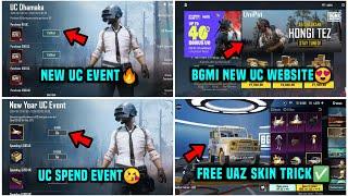 BGMI NEW UC EVENT/BGMI UNIPIN PURCHASE WEBSITE/FREE UAZ SKIN CLASSIC CRATE TRICK /POPULARITY BATTLE