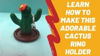 How to Make a Cactus Ring Holder Video / DIY Crafts by EconoCrafts