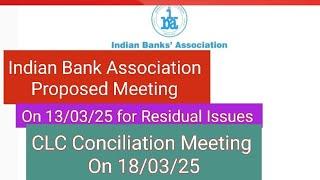 BANK UNIONS MEETING WITH IBA - ON RESIDUAL ISSUES