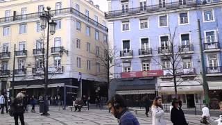 Chiado Square, and Luís de Camões Square, Lisbon, Portugal (2013/02/27)