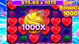 HE ALMOST HIT THE FIRST SWEET BONANZA 1000 REGULAR BONUS MAX WIN!