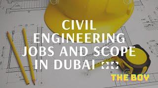 Civil Engineering Jobs & Scope in Dubai | UAE  | Tamil