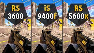 i5 9400f vs Ryzen 5 3600 vs Ryzen 5 5600x : 10 Games Tested With RTX 4070 Ti Super