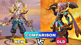 MARTIS OLD VS NEW "GOD OF WAR" SKIN SIDE BY SIDE COMPARISON | MOBILE LEGENDS