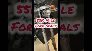 Time For Fork Seals?  55k Mile Harley-Davidson Fork Seal Replacement.