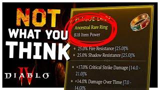 You DO NOT Understand Diablo 4 Items