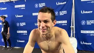 CJ Albertson after just missing Olympic Marathon team after 4:58 final mile