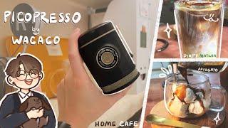 [cafe w/me] mini espresso machine . 4 ways to use espresso! picopresso by wacaco