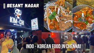 Kim - chi Tower in Besant Nagar  | New spot to hangout in Chennai  | Indo - Korean Food #nanu