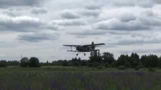 Ан-2. Аэродром "Смоленск-Южный". Посадка